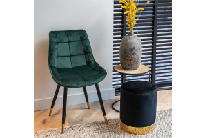 How To Style Green Velvet Chairs In An Industrial Dining Room? 