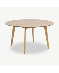 India Dining Table, Natural Wood & Rubberwood legs