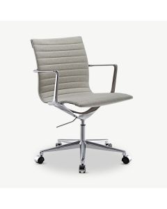 Walton Office Chair, Fabric & Chrome