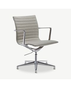 Mateo Conference Chair, Fabric & Chrome
