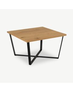 Avery Coffee Table, Natural MDF & Black base
