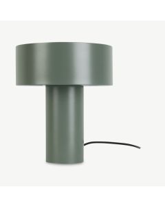 Tubo Table Lamp, Green Iron