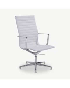 Ava Conference Chair, PU-leather & Chrome 