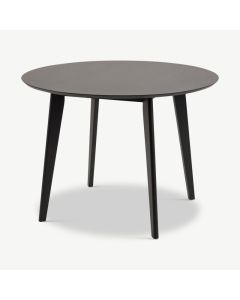 India Dining Table, Black MDF