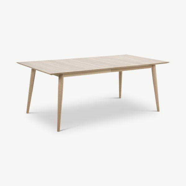 Melody Extendable Dining Table, Natural Oak
