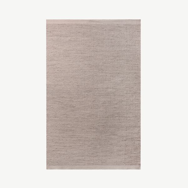 Tappeto wollen tapijt, taupe, 230x160 cm