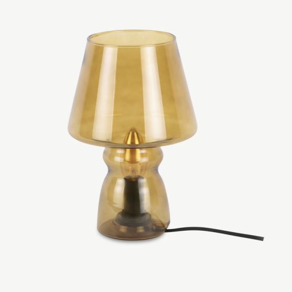 Classic Table Lamp, Moss Green Glass