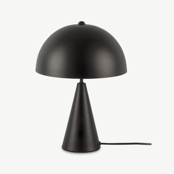 Sublime bordslampa, svart järn, liten