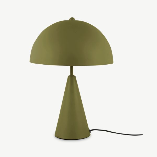 Sublime Table Lamp, Moss Green Iron, small
