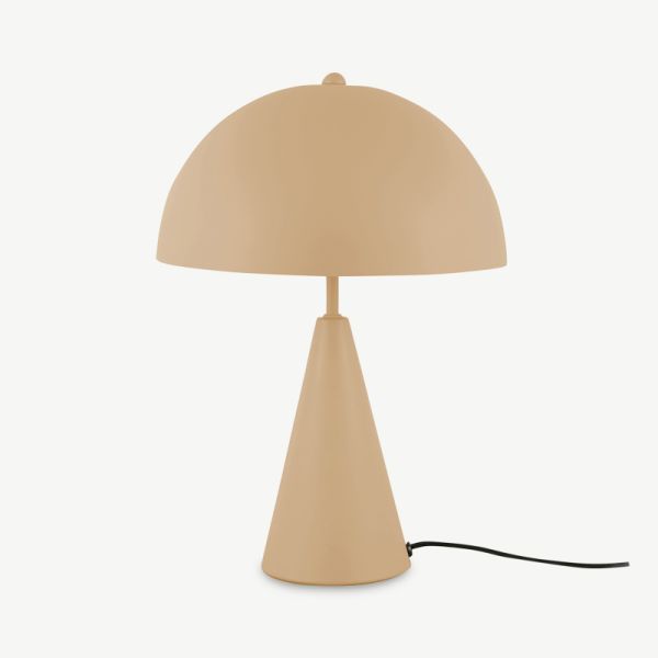 Sublime Table Lamp, Latte Brown Iron, small