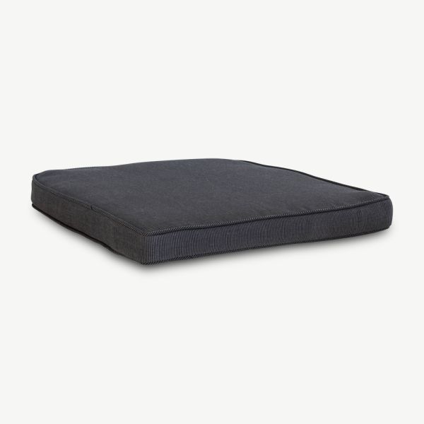 Seth Outdoor Cushion, Black Polyester