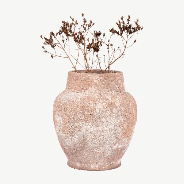 Junya Ceramic Vase, Brown