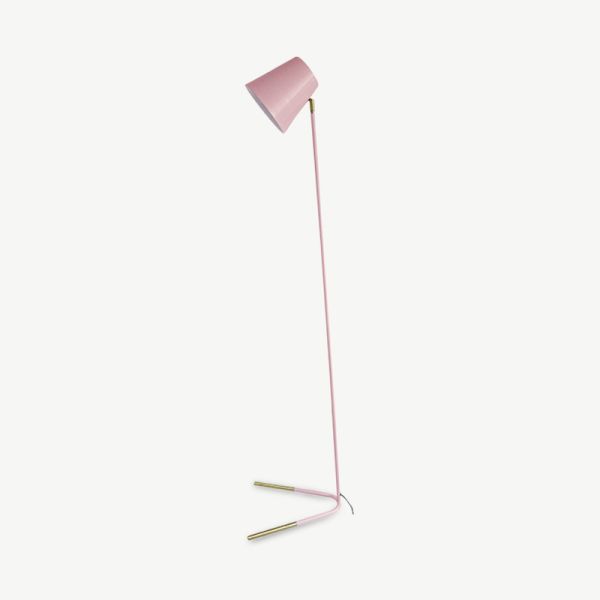 Noble Floor Lamp, Pink Iron