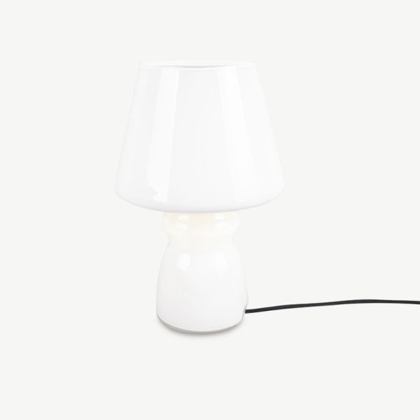 Classic Table Lamp, Milky White Glass