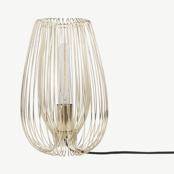 Lucid Table Lamp, Gold Iron