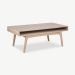 Abby Storage Coffee Table, Natural Oak
